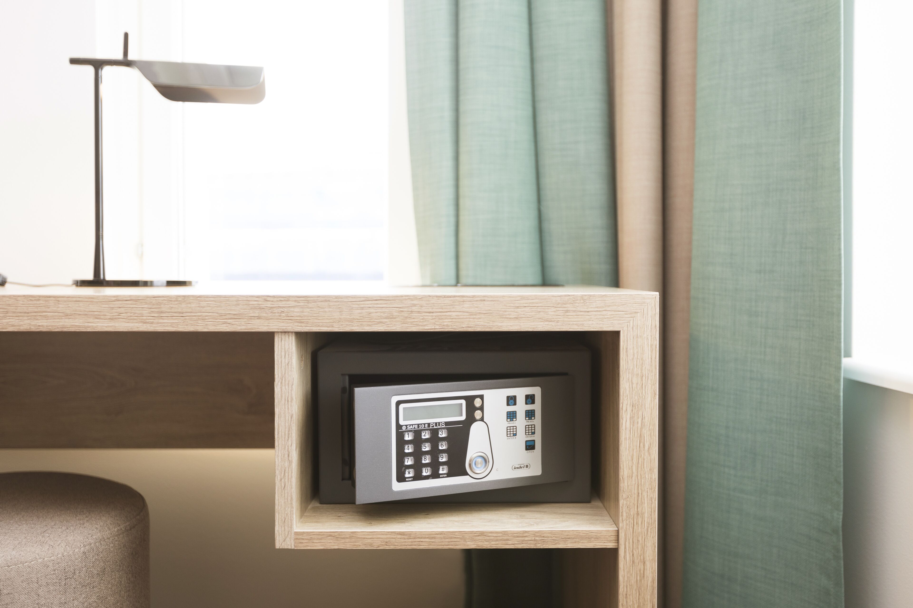 in-room safe, desk, blackout curtains, free cots/infant beds