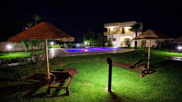 Front of property - evening/night
