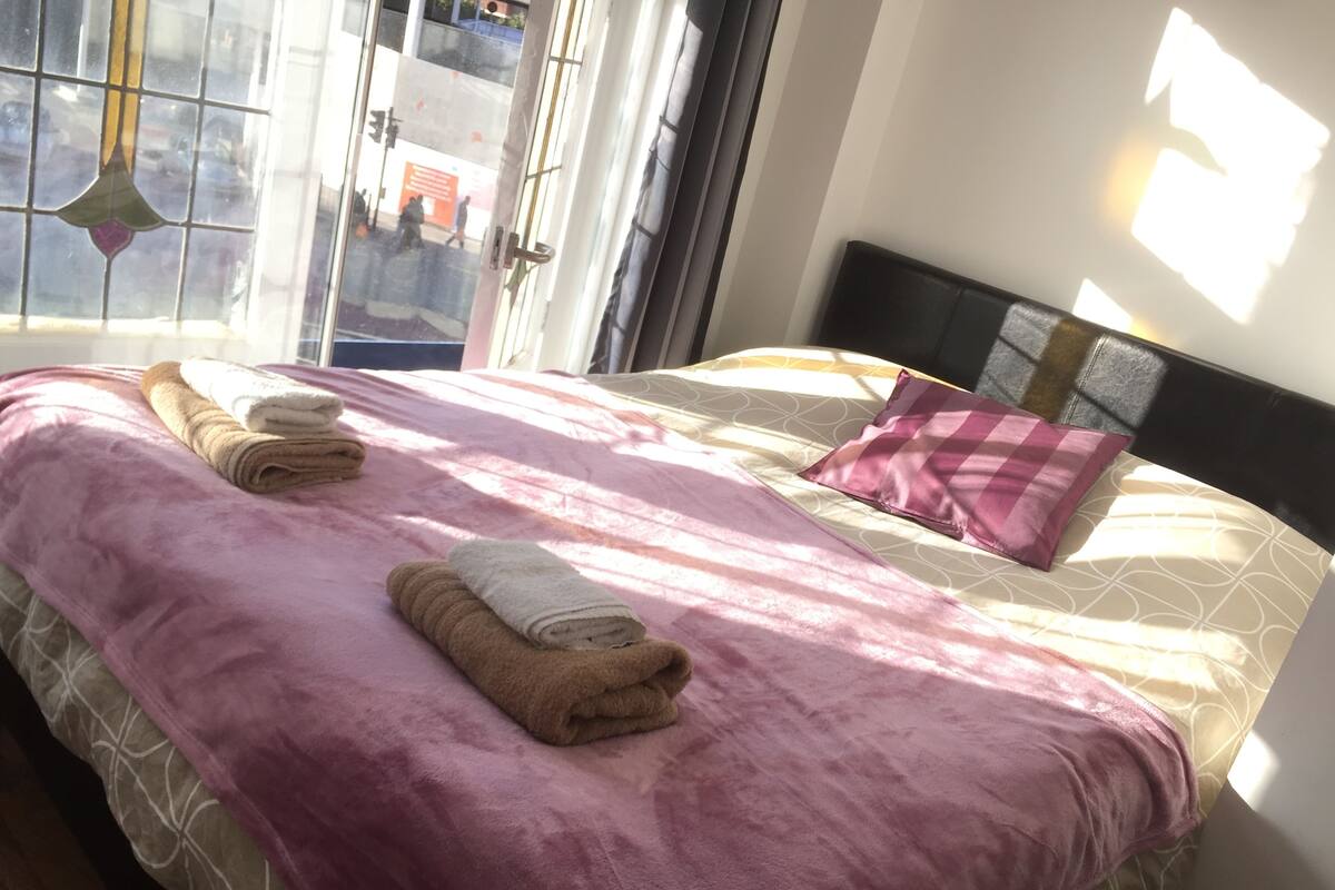 Individually decorated, individually furnished, iron/ironing board