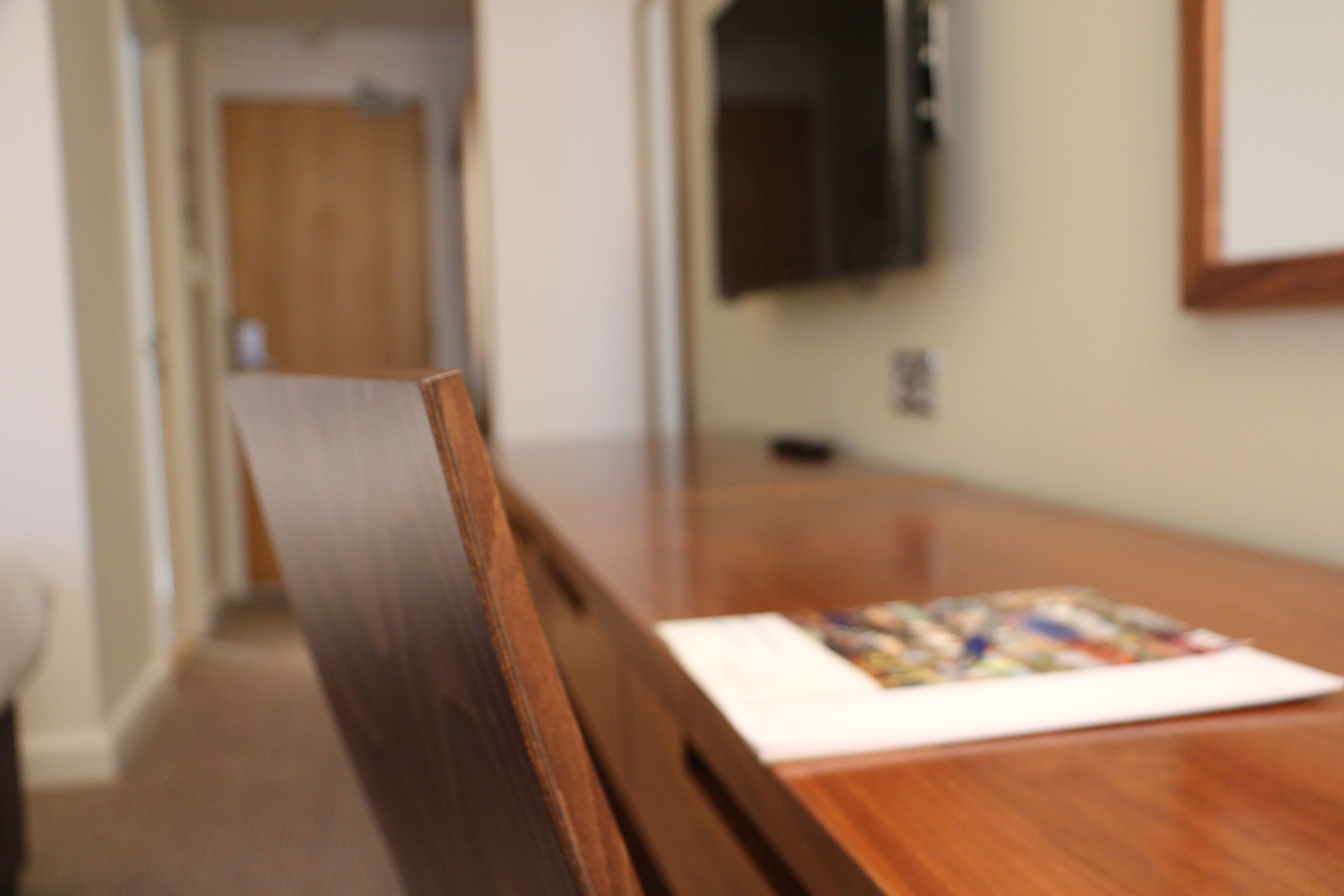 standard twin room | in-room safe, desk, laptop workspace, soundproofing