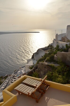 Blick von der Unterkunft