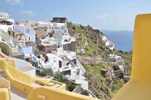 Blick von der Unterkunft