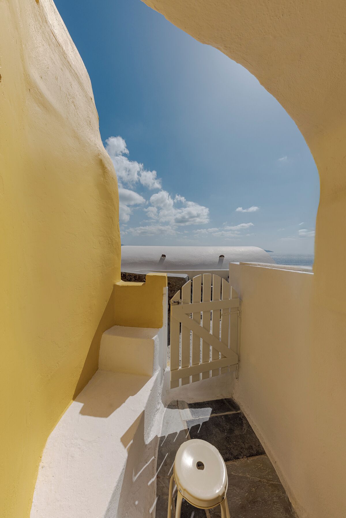 Just Blue House Dome Terrace Volcano View | Terrasse/gårdhave