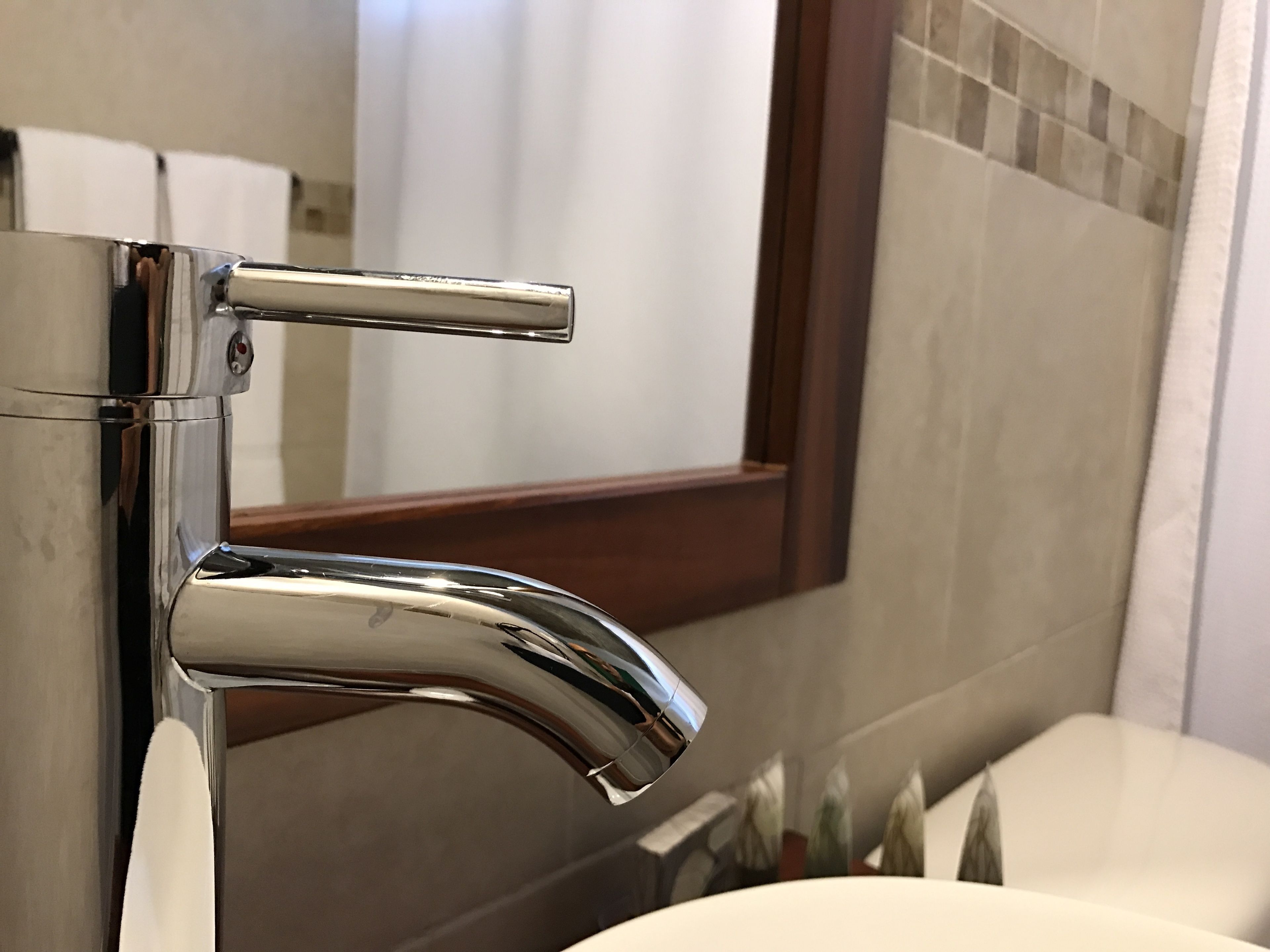 standard family room with mountain view- arabica | bathroom | shower, rainfall showerhead, free toiletries, towels