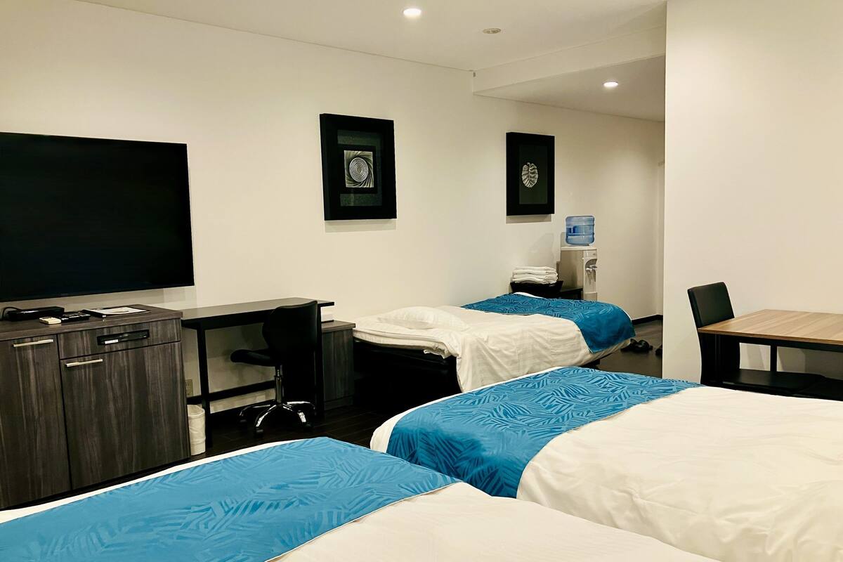 트리플룸, 침대(여러 개), 금연 (Accessible Room) | 책상, 무료 WiFi, 침대 시트