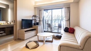 Deluxe Room, Non Smoking (Japanese Western, Open-Air Bath) | In-room safe, free WiFi, bed sheets - Hakone Ashinoko Hanaori（ORIX HOTELS & RESORTS） (Hakone)