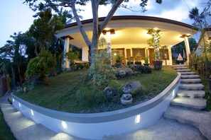Front of property – evening/night - Casa Margaritha (Sibulan)