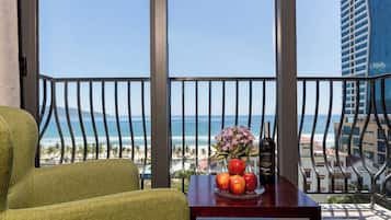 Værelse - forbundne værelser - havudsigt | Strand-/havudsigt