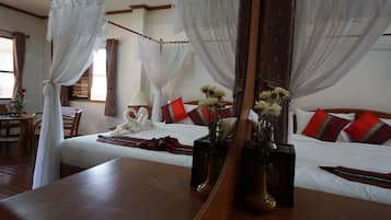 Bungalow, Air Conditioned | Δωρεάν Wi-Fi, κλινοσκεπάσματα