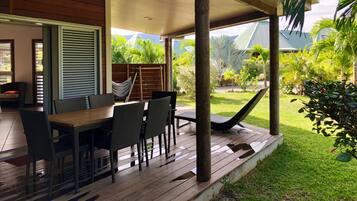 Bungalow, 2 Bedrooms, Terrace, Garden View | Terrace/patio