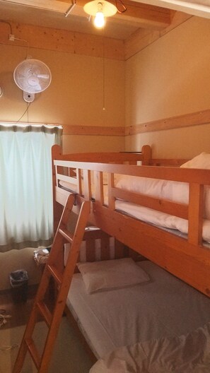 Bunk Bed Room for 2 People with Shared Bathroom