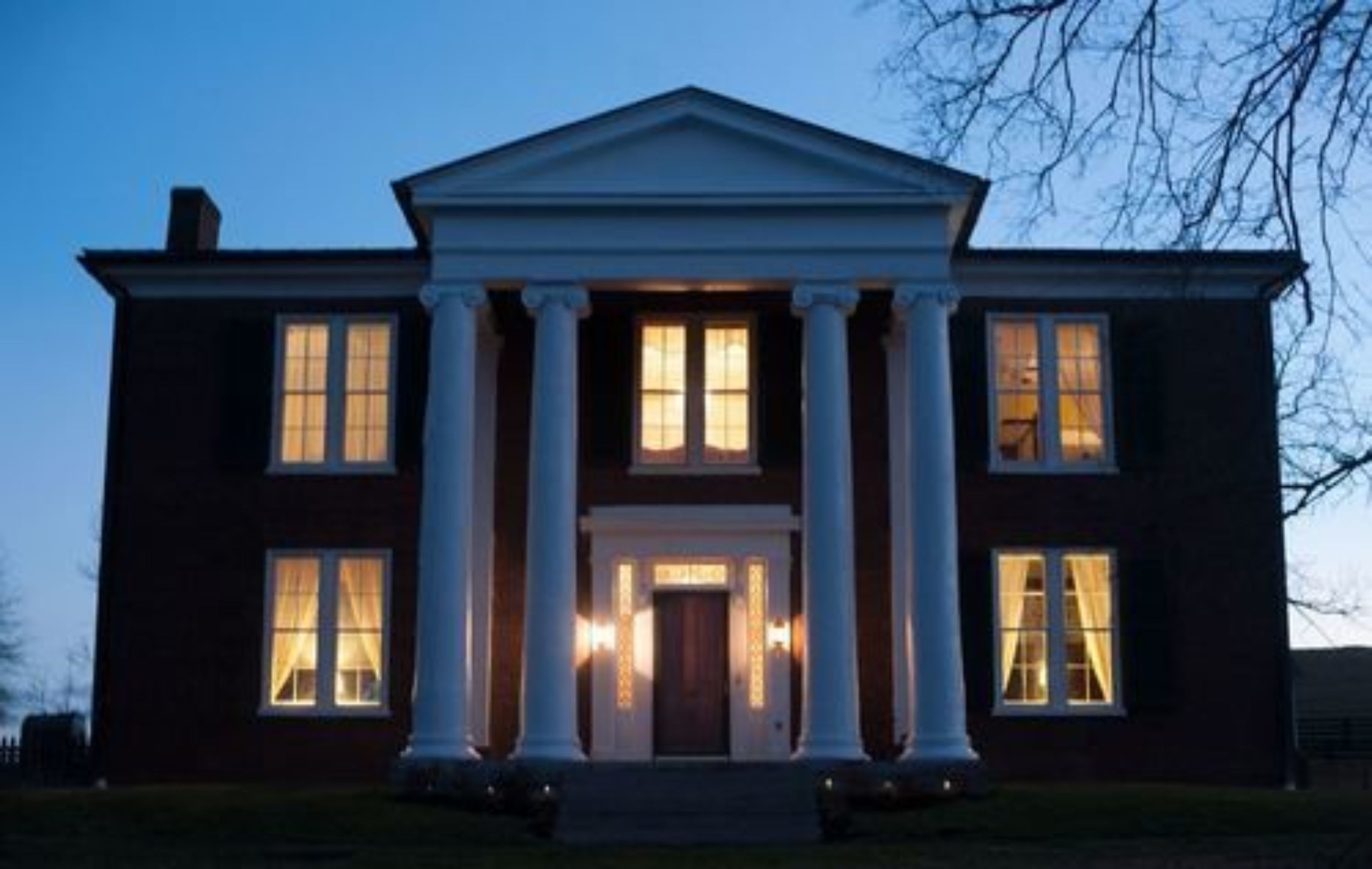 Front of property - evening/night