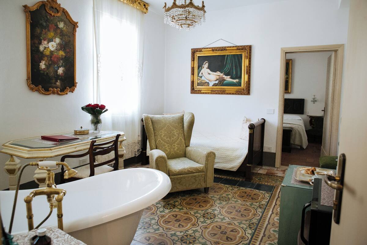 Romantische Suite, 1 King-Bett und Schlafsofa, Nichtraucher, Stadtblick