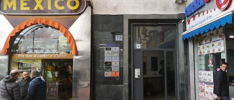 Entrada de l'allotjament