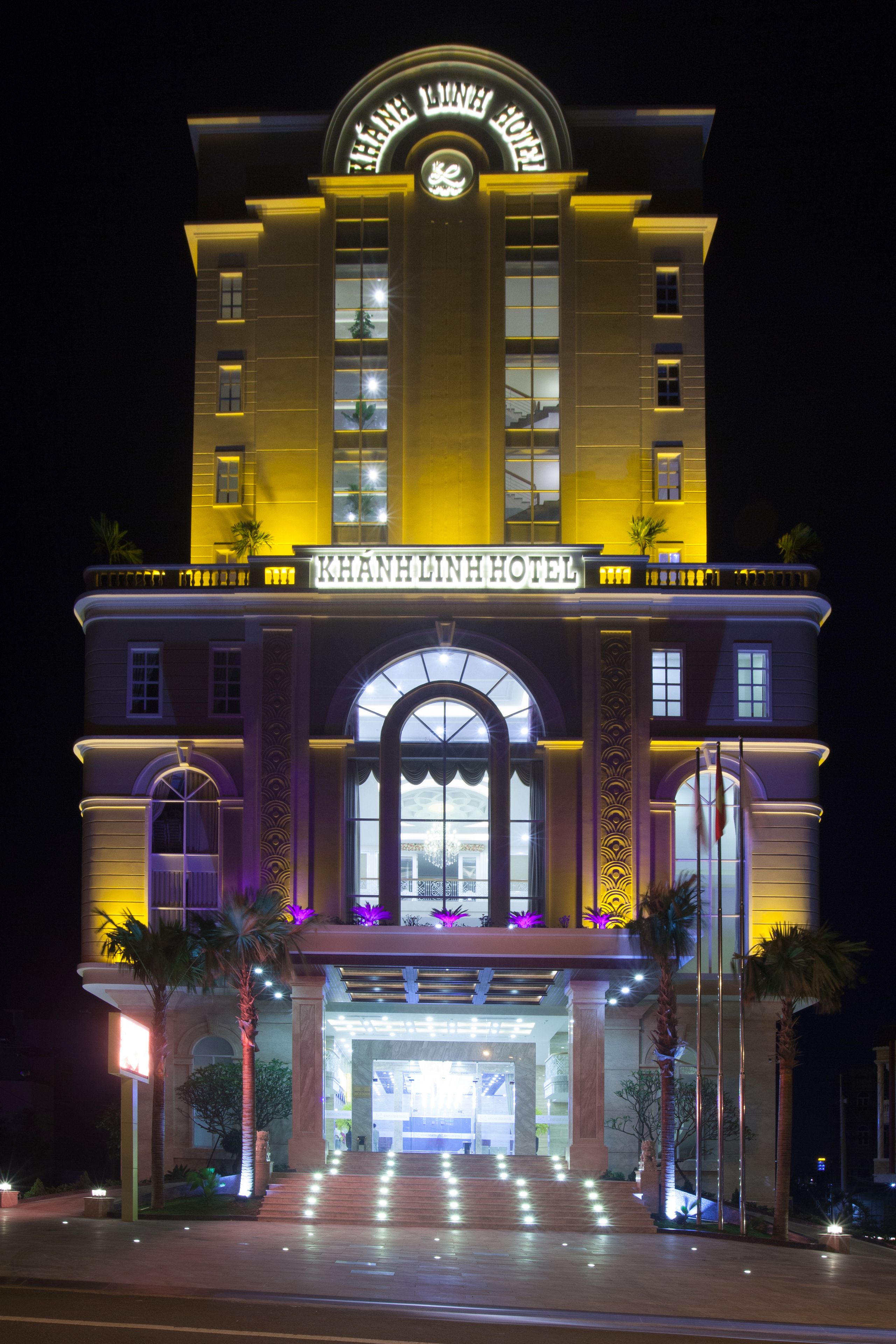 front of property – evening/night