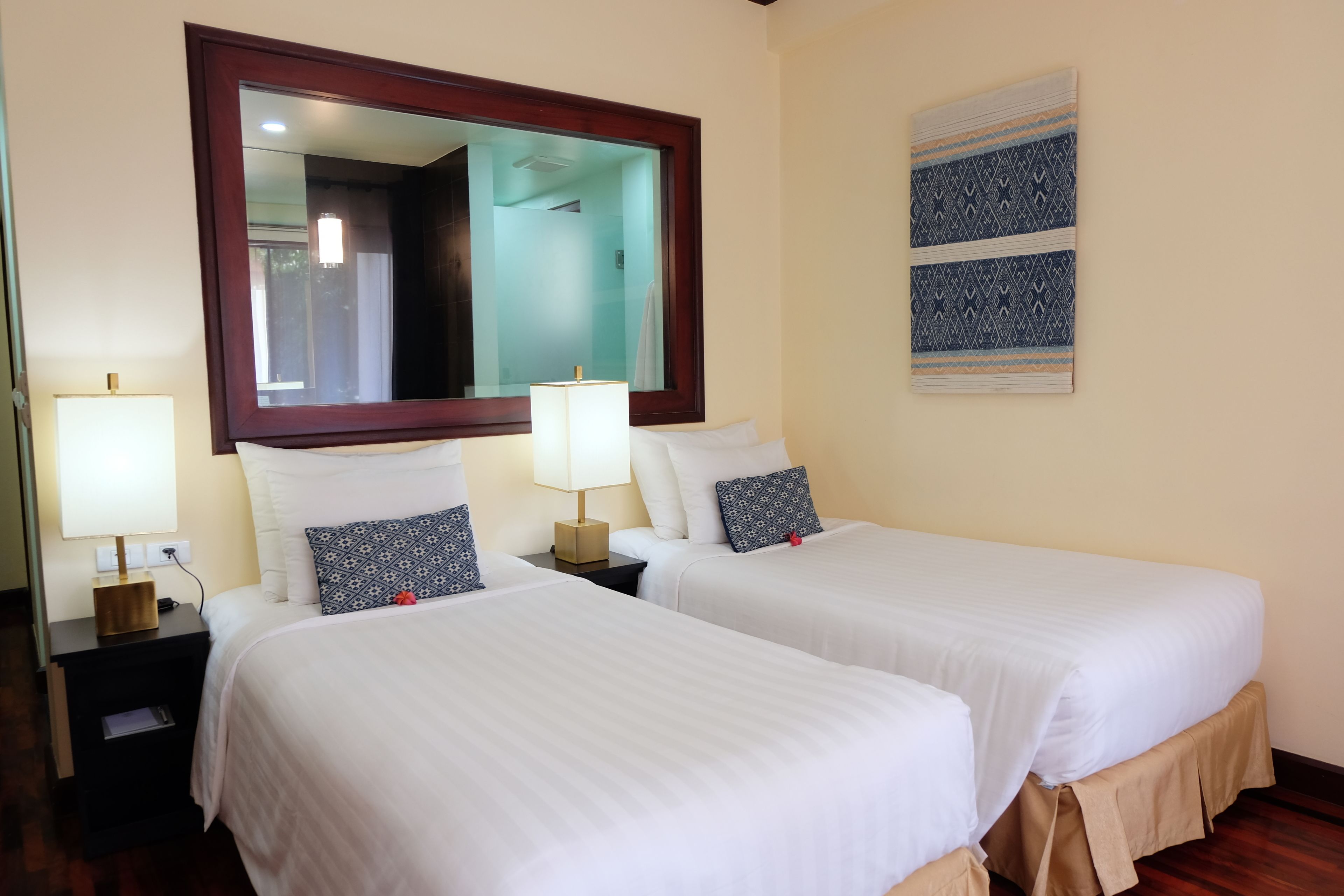 classic twin room | in-room safe, desk, laptop workspace, free wifi