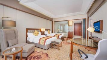 Minibar, in-room safe, desk, blackout curtains