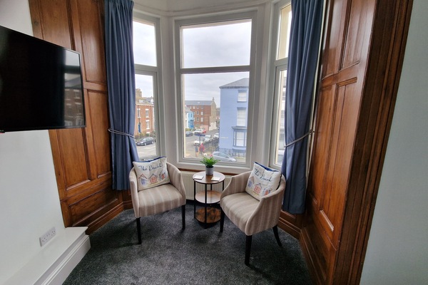 Double Room (1st Floor) | Blackout drapes, bed sheets