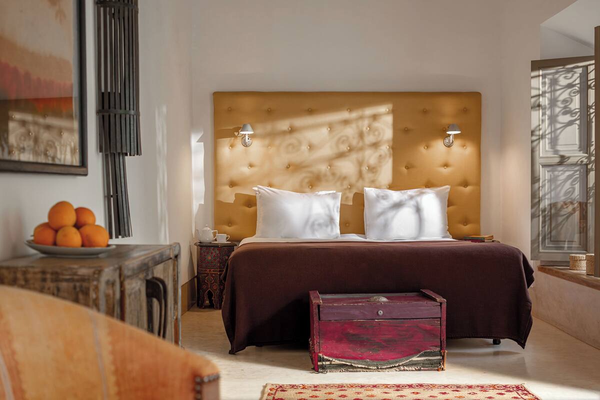 Deluxe Double Room (Hima) | 1 bedroom, in-room safe, blackout drapes, iron/ironing board