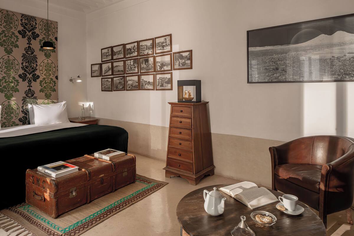 Luxury Suite (Partenope) | 1 bedroom, in-room safe, blackout drapes, iron/ironing board
