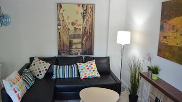 Apartment, 2 Bedrooms | Living room | LCD TV