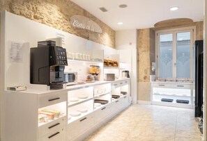 Daily buffet breakfast (EUR 10 per person)