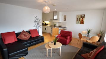 Apartment, 2 Bedrooms | Living area | LCD TV