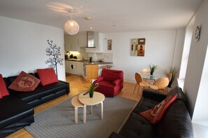 Apartment, 2 Bedrooms | Living area | LCD TV - MetroStays - Stephen's Green 7-1 (Dublin)