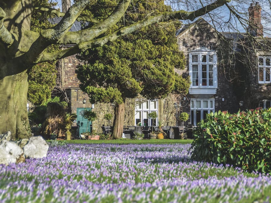 Vista frontal de la propiedad