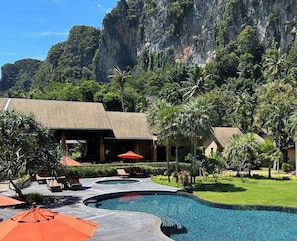 55-inch flat-screen TV with satellite channels, TV - Aonang Hill @ 11/1 (Krabi)