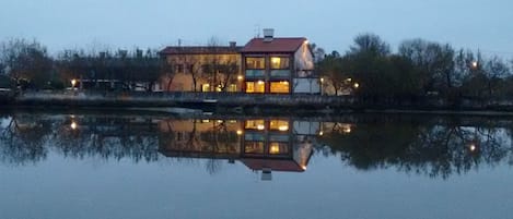 Front of property – evening/night