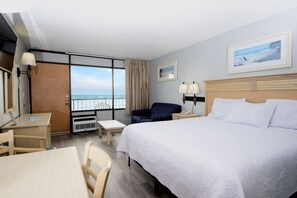 Rum - 1 sovrum - vid havet | Värdeförvaringsskåp på rummet, skrivbord och mörkläggningsgardiner