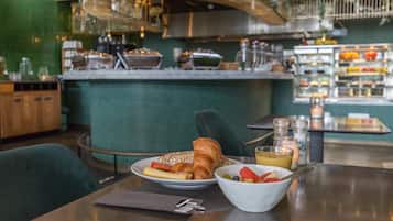 Enjoy a casual dining experience with a variety of fresh food and beverages.