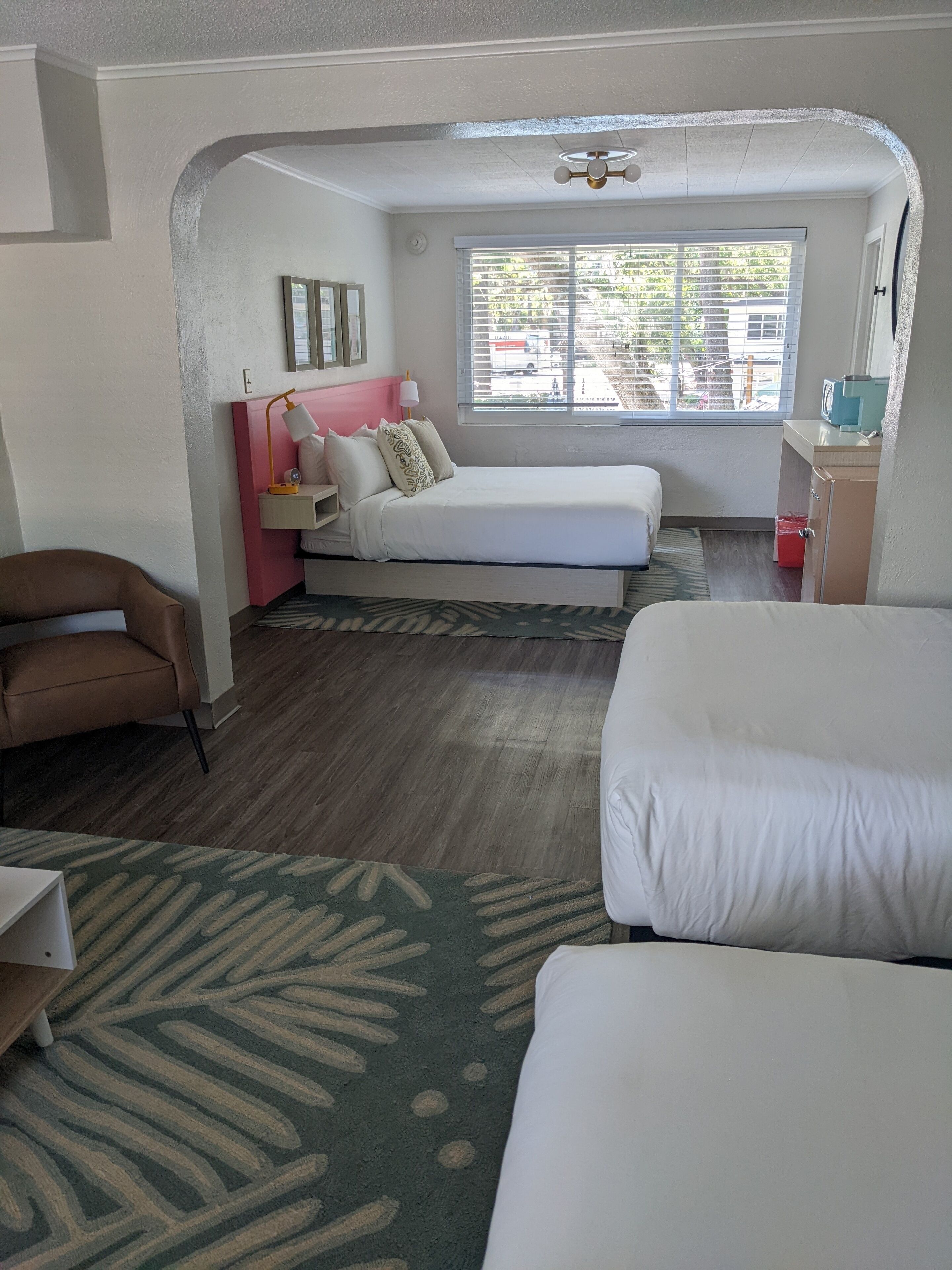 family room, multiple beds | in-room safe, iron/ironing board, free wifi, bed sheets