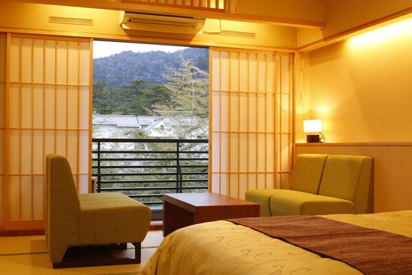 Japanese Western Style Room, Upper Floor, Non Smoking | View from room