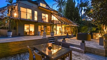 Front of property – evening/night
