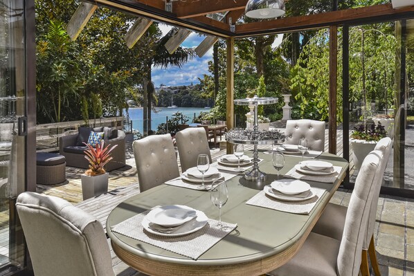Luxury Birkenhead Villa by the Bay | Terrace/patio