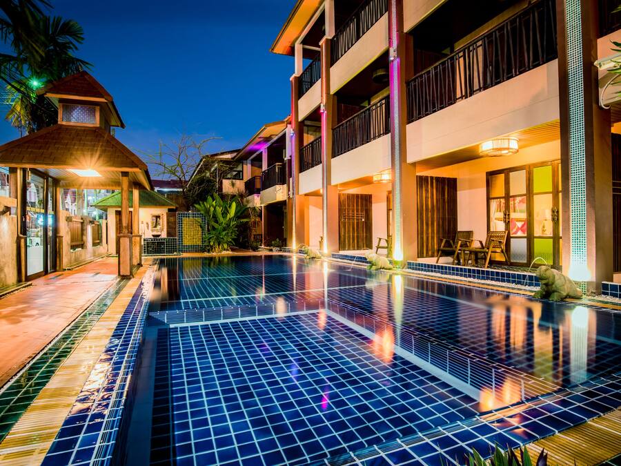 3 outdoor pools, open 8:00 AM to 9:00 PM, pool umbrellas, sun loungers