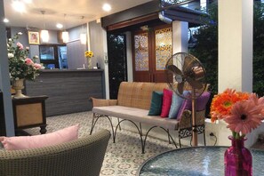 Sitteområde i lobbyen