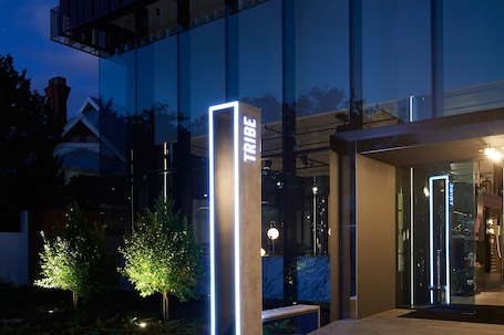 Front of property - evening/night