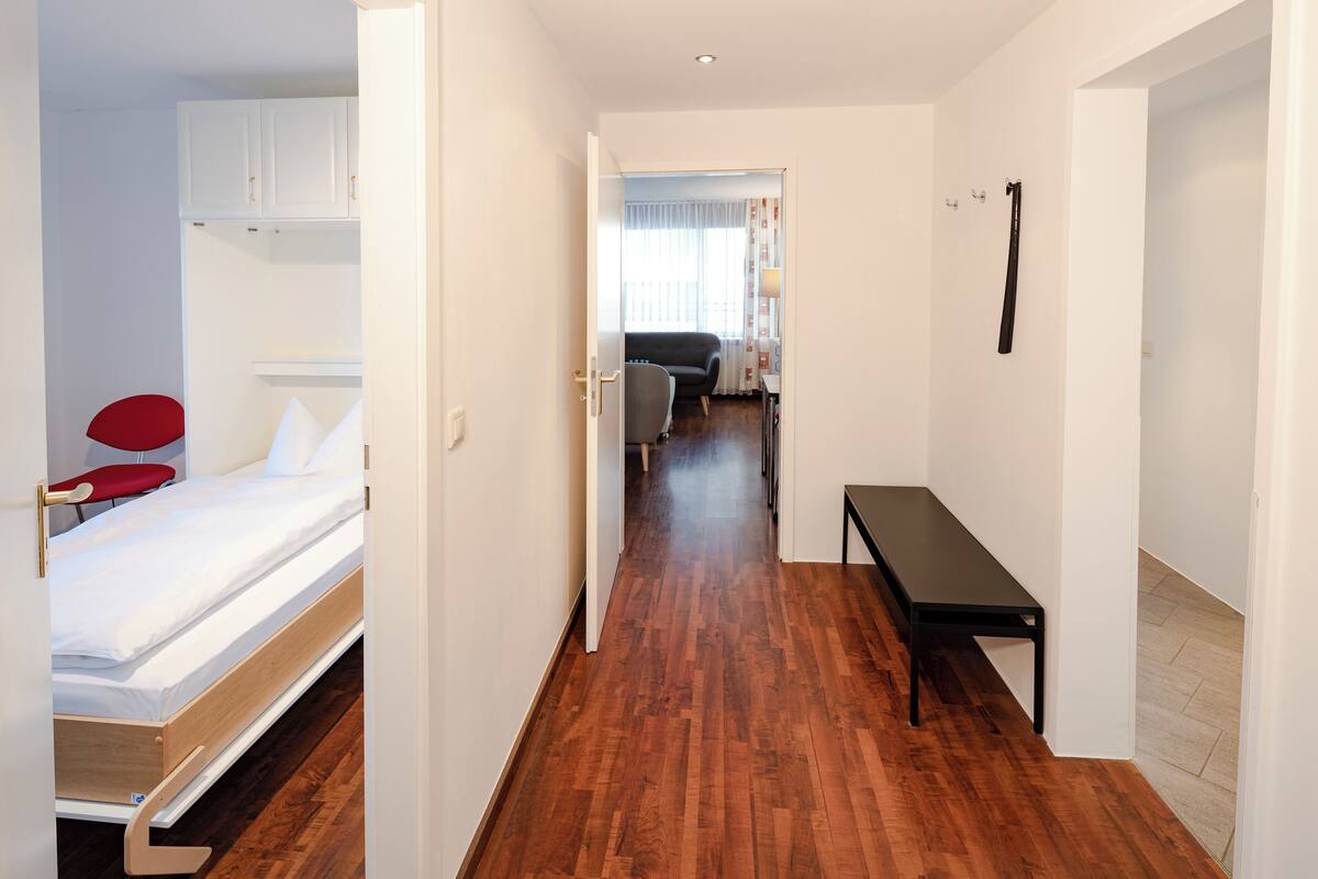 Hypo-allergenic bedding, in-room safe, individually decorated