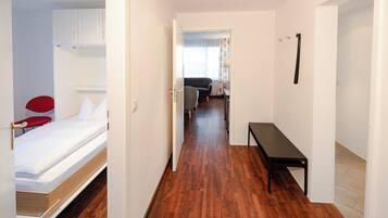 Hypo-allergenic bedding, in-room safe, individually decorated