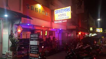 Front of property – evening/night