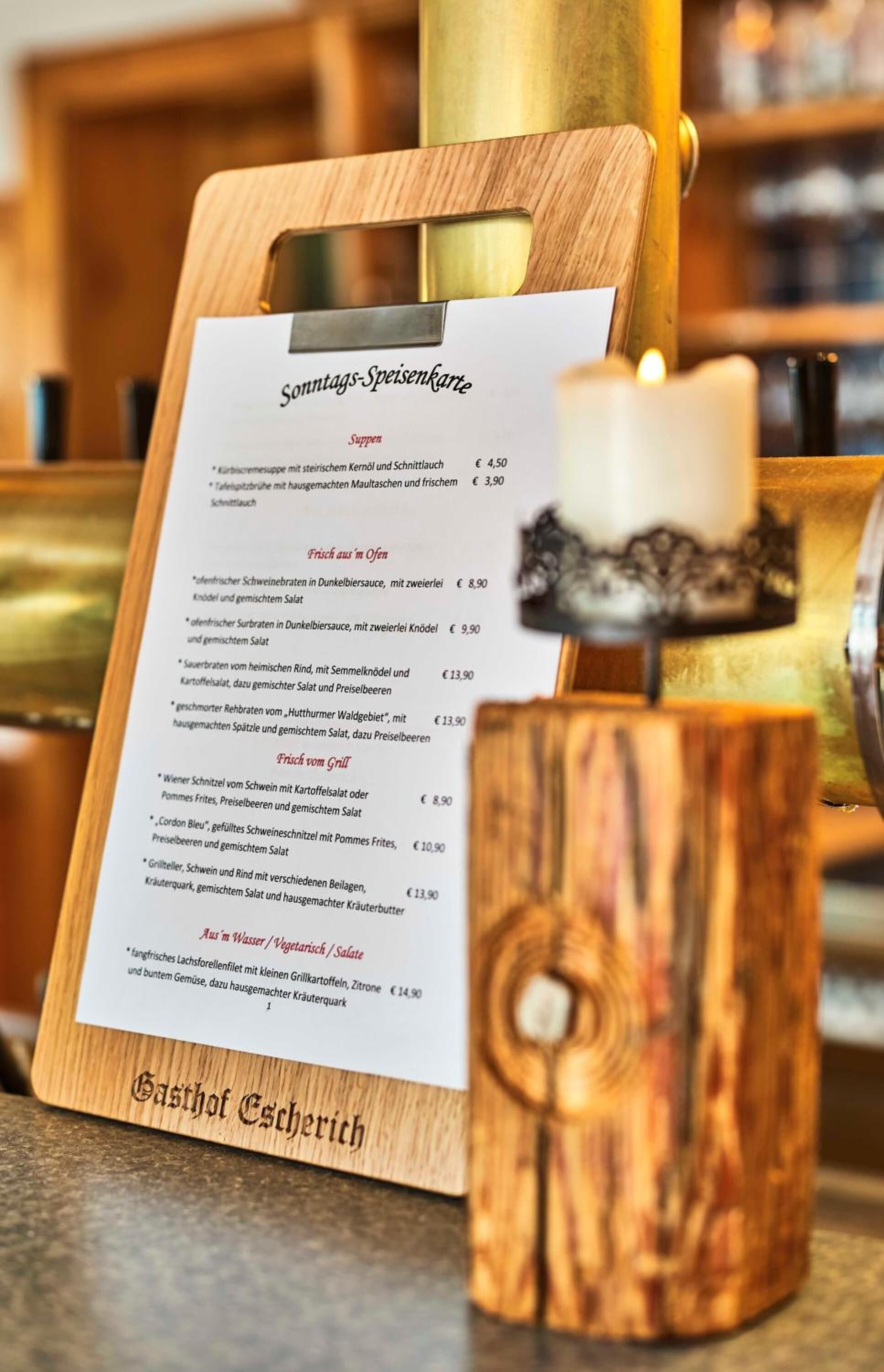 lunch and dinner served, regional cuisine