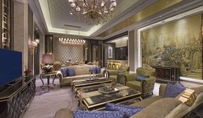 Televisión LCD de 52 pulgadas con canales por satélite, una televisión