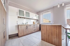 Apartment, 1 Schlafzimmer, Balkon | Eigene Küche | Kühlschrank, Herdplatte, Espressomaschine, Wasserkocher