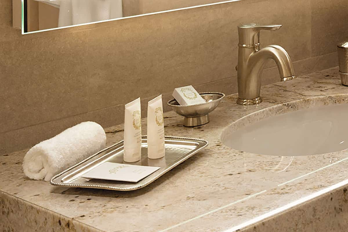 shower, free toiletries, hair dryer, bathrobes