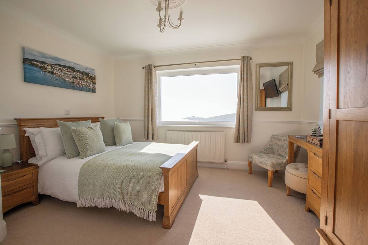 Panoramic Double Room, Sea View (Room 3) | Premium bedding, memory foam beds, desk, WiFi (free)
