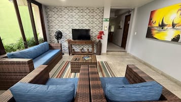 Sitteområde i lobbyen