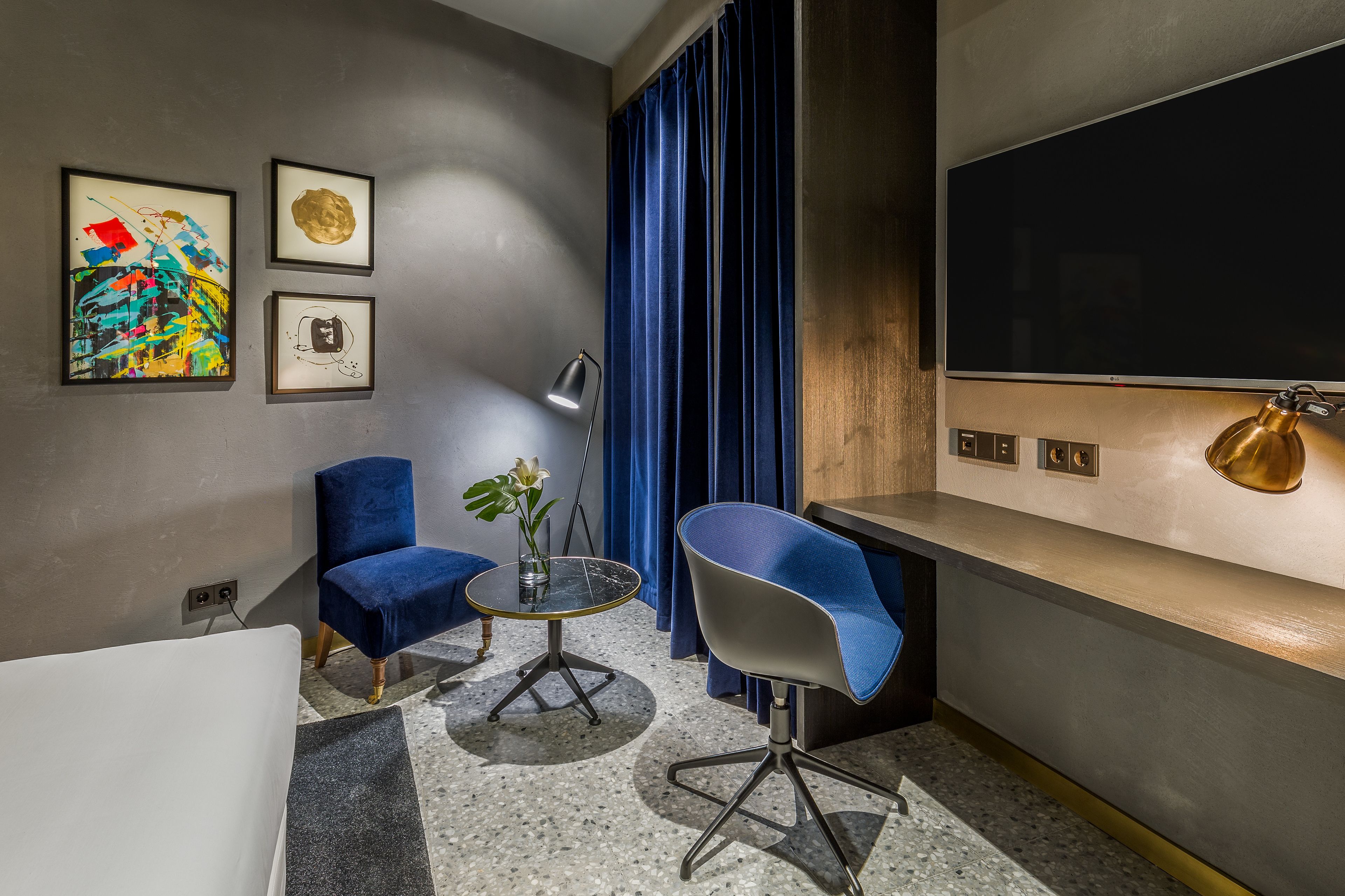 doble básica interior | minibar, in-room safe, blackout curtains, soundproofing